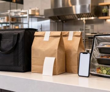 Restaurant Takeout Pickup: Verify the Name, Bags, Temperature, and Receipt