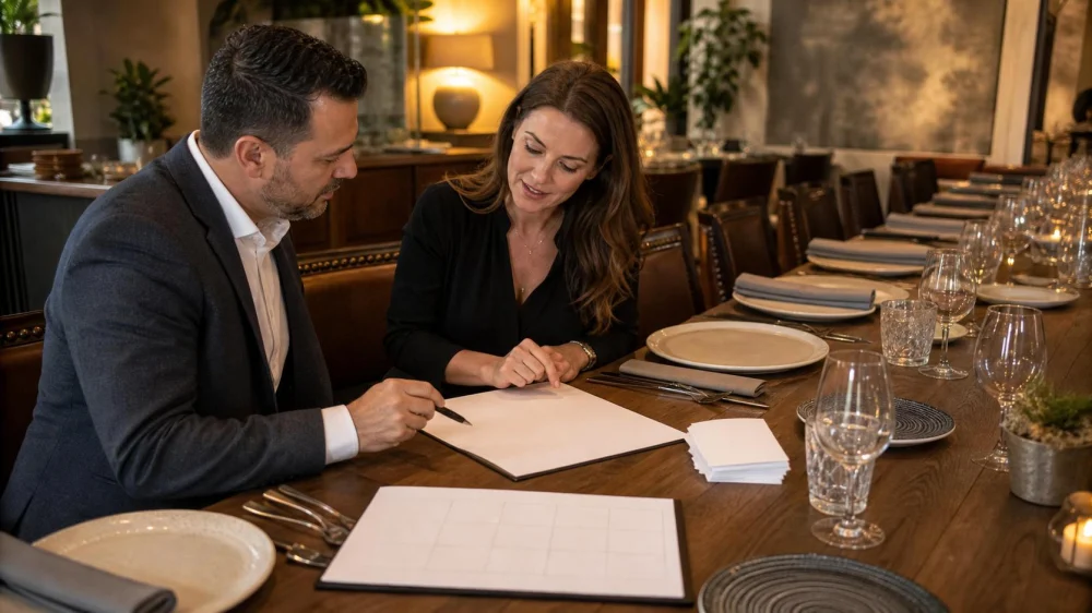 Large Group Restaurant Booking: Put Every Detail in Writing