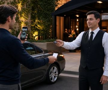 Restaurant Valet Parking: Ticket, Belongings, and Vehicle Check