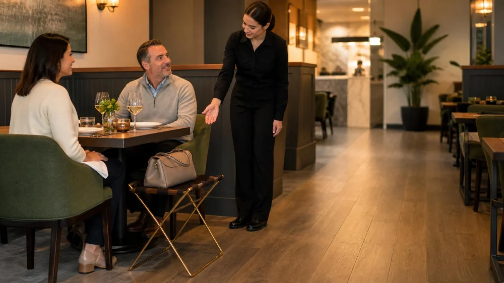 Restaurant Bag Storage: Keep Aisles Clear and Items Secure