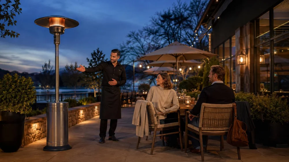 Restaurant Patio Heater: Check Placement and Comfort
