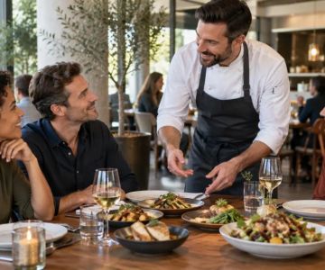 Restaurant Sharing Order: Balance Portions and Arrival Times