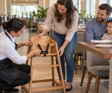 Restaurant High Chair: Stability, Straps, and Placement