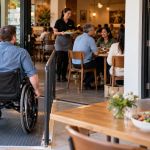 Restaurant Accessibility Call: Entrance, Seating, and Toilets