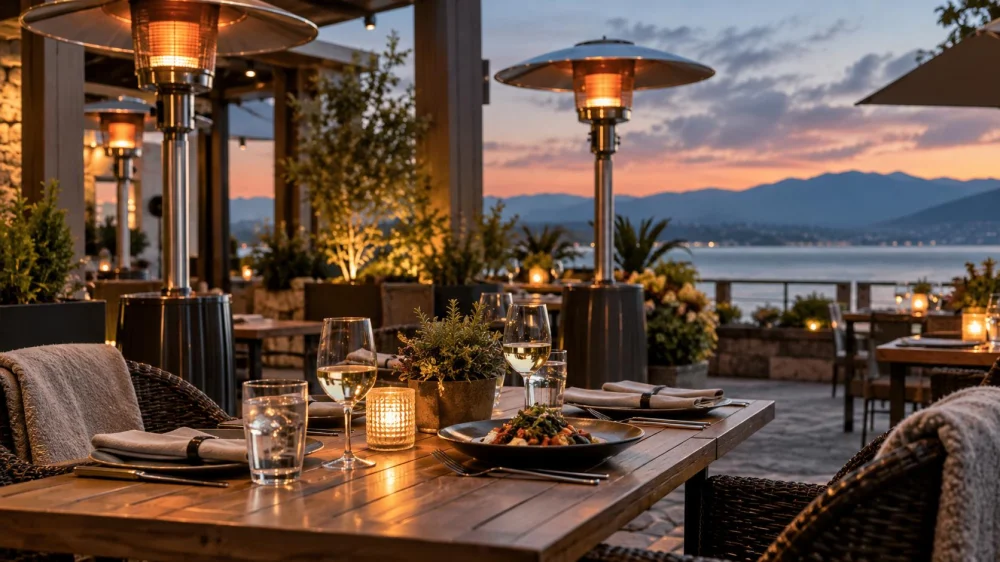Restaurant Patio Heating: Table, Weather, and Backup