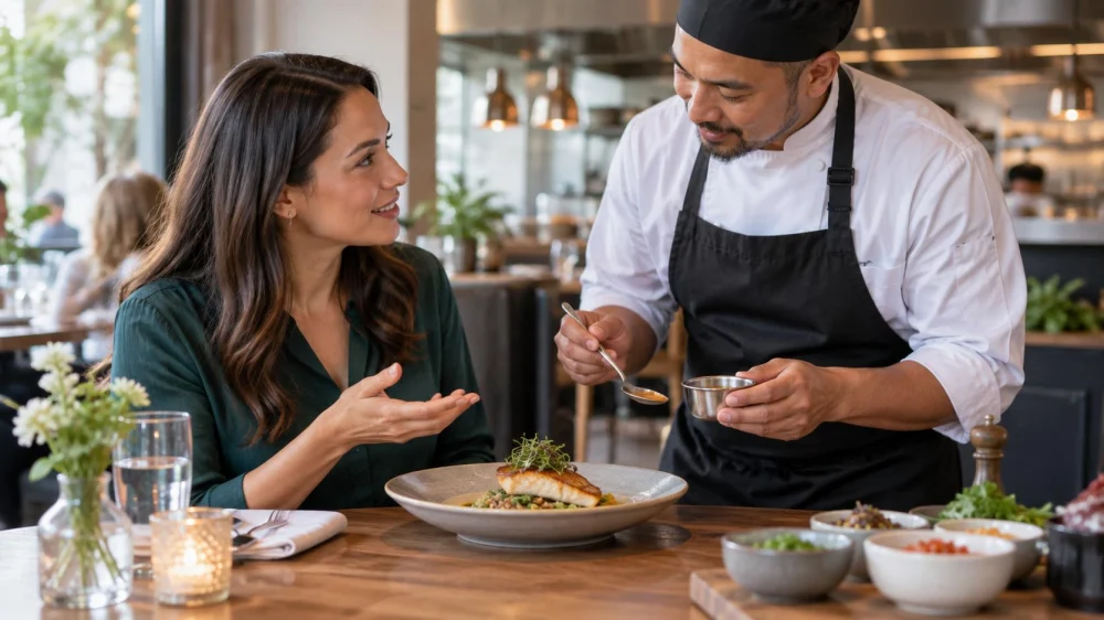 Restaurant Sauce and Garnish Check: Heat and Allergens