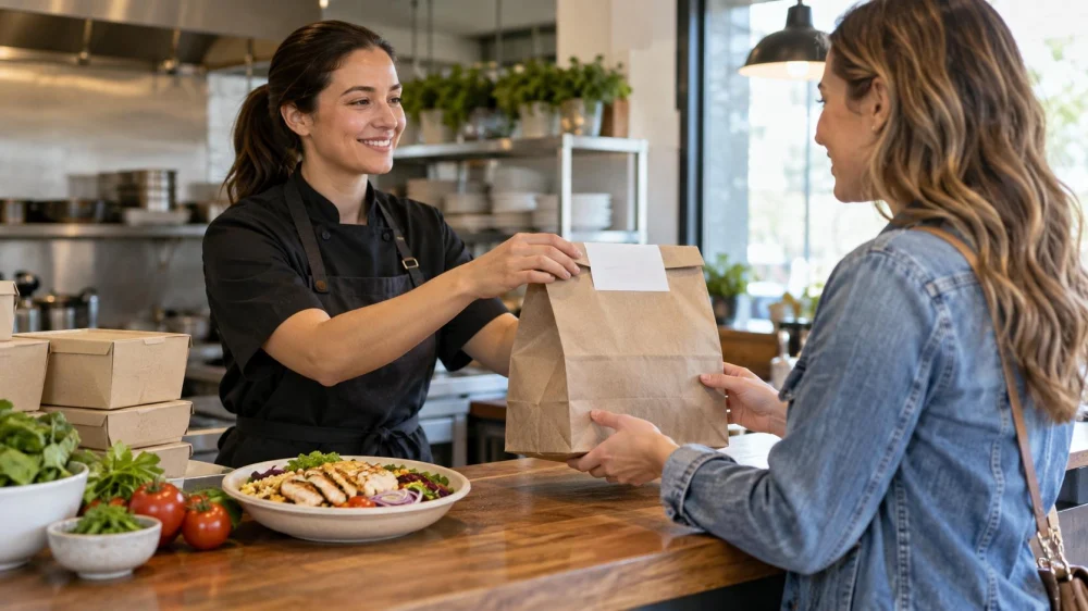 Takeaway Allergen Handoff: Label, Bag, and Confirmation