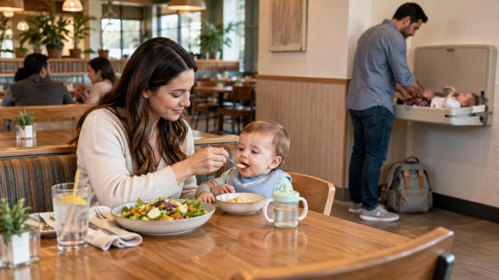 Restaurant Baby Change Access: Location, Space, and Supplies