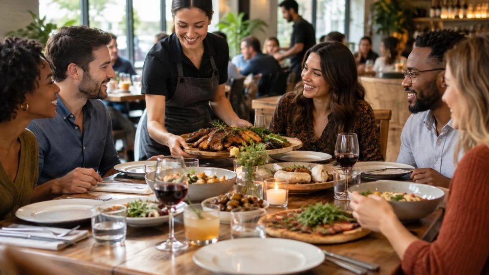 Restaurant Group Booking: Headcount, Menu, and Deposit