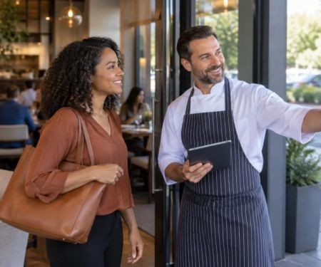 Restaurant Parking Access: Route, Drop-Off, and Mobility