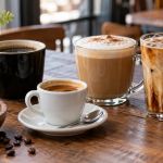 Restaurant Hot Drink Order: Caffeine, Milk, and Size