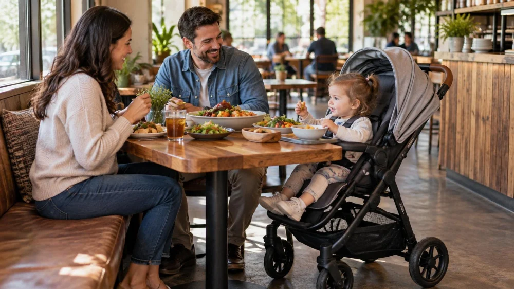 Restaurant Pram Seating Call: Space, Route, and Storage
