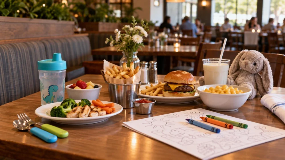Restaurant Kids Menu: Portions, Allergens, and Seating