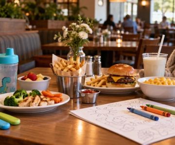 Restaurant Kids Menu: Portions, Allergens, and Seating