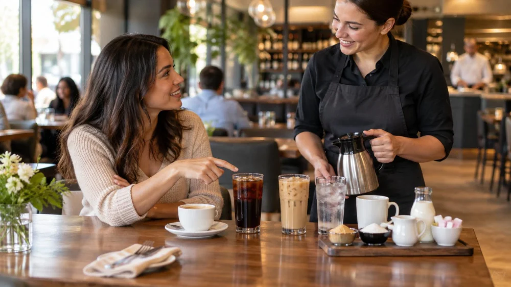 Restaurant Beverage Choice: Caffeine, Sweetness, and Size